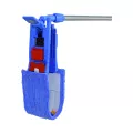 KIT Lavage nettoyage sol à plat ,plateau magnetique, frange micro, manche alu percé